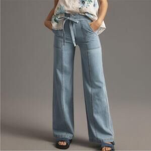 NWT Hudson Tie Waist Wide Leg Jeans Size 28